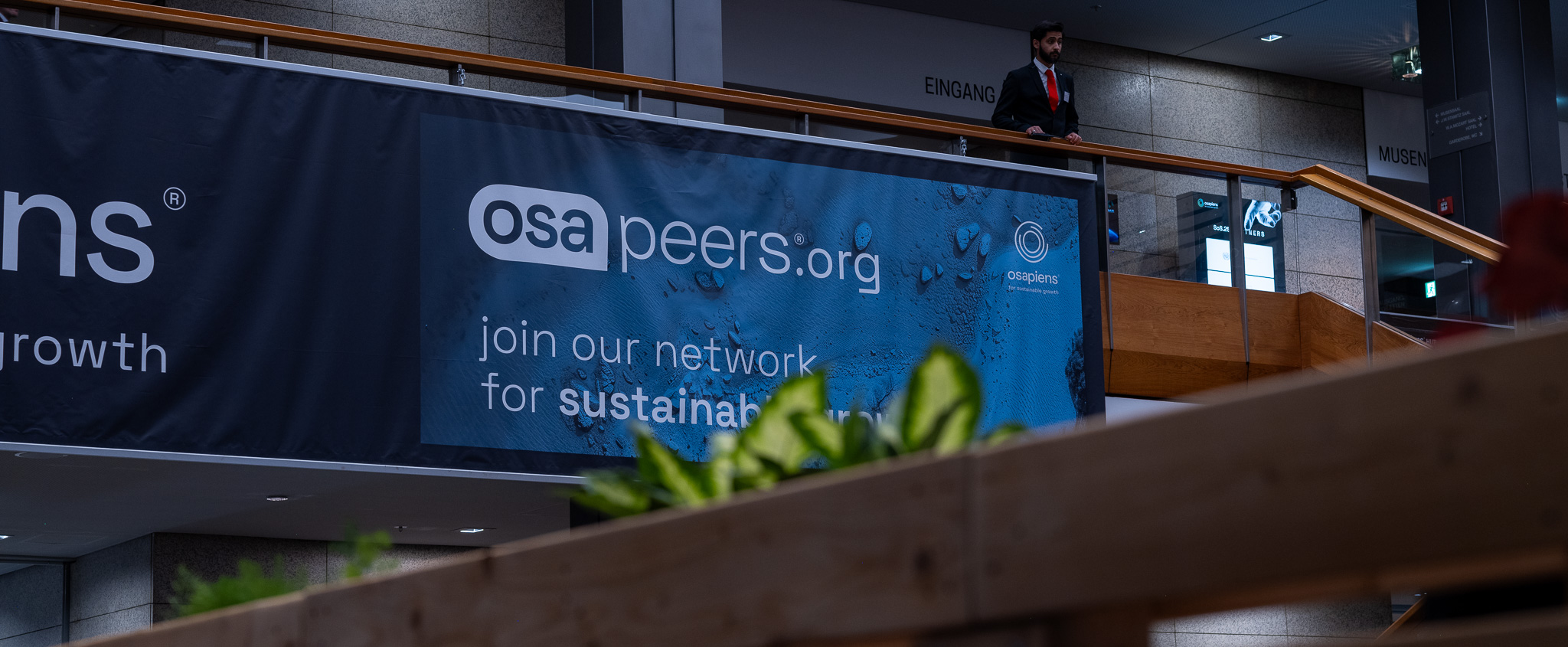 Large-scale projection of SoS.25 astronaut